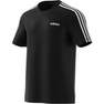 Men Essentials 3-Stripes T-Shirt, Black, A901_ONE, thumbnail image number 1