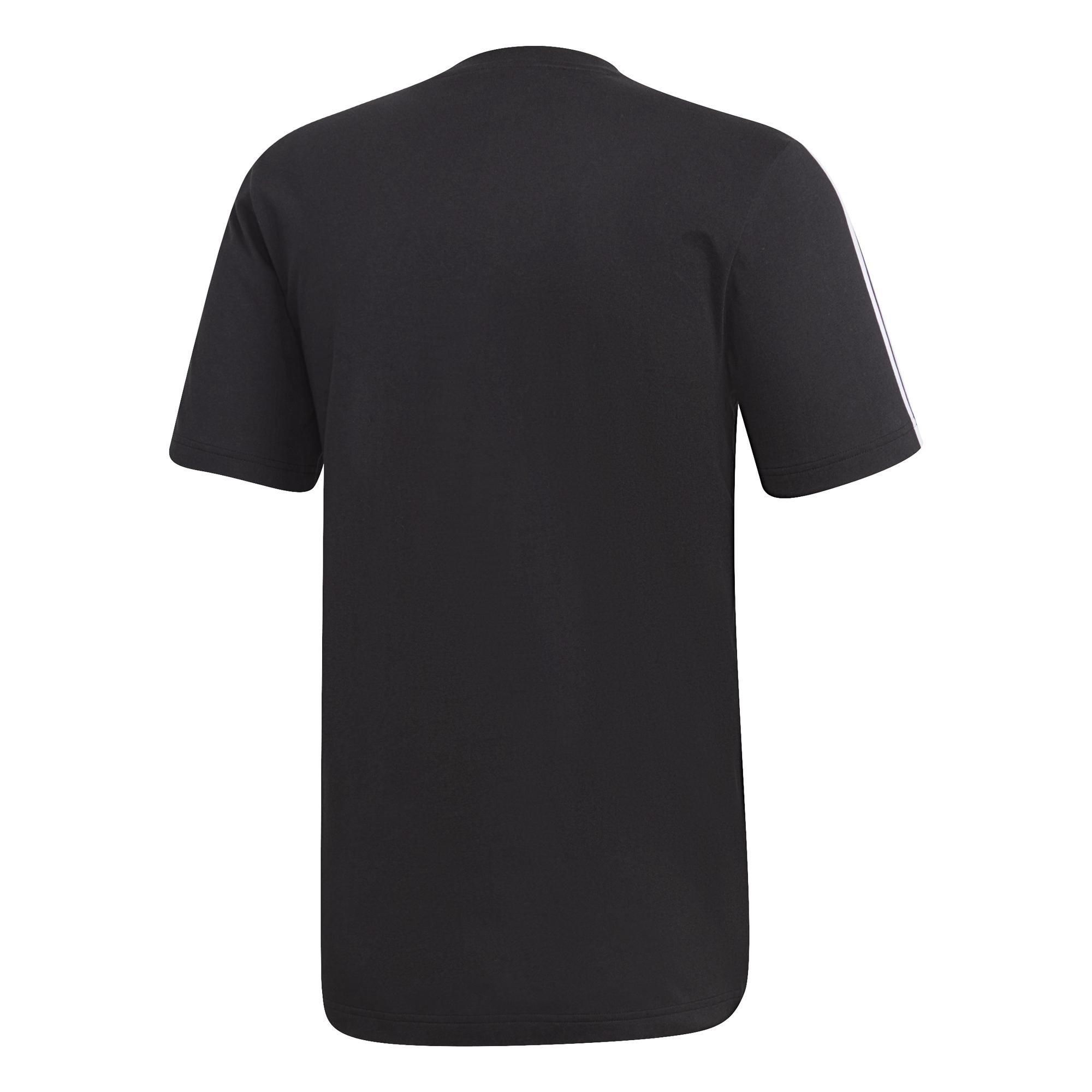 Men Essentials 3-Stripes T-Shirt, Black, A901_ONE, large image number 3