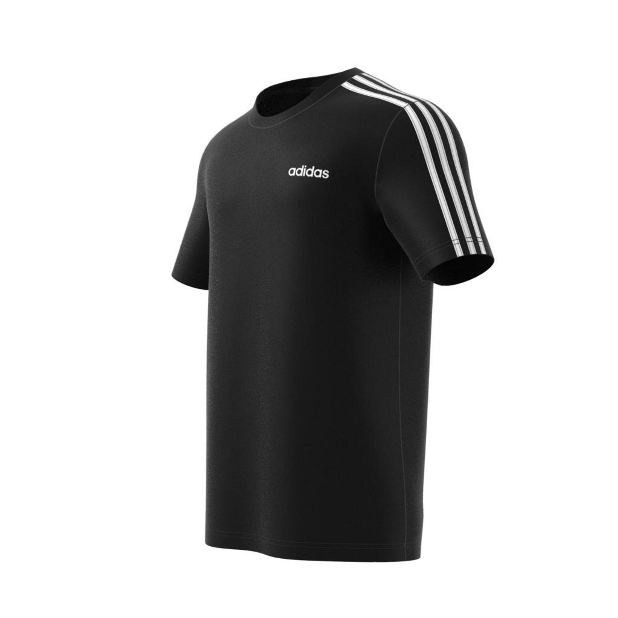 Men Essentials 3-Stripes T-Shirt, Black, A901_ONE, large image number 5