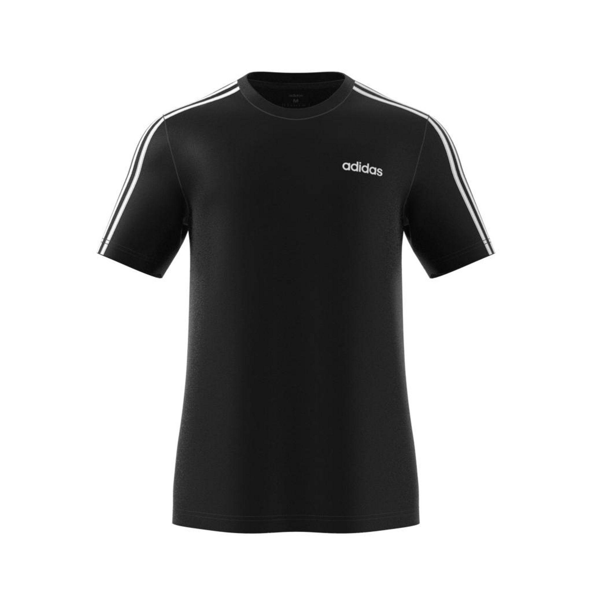 Men Essentials 3-Stripes T-Shirt, Black, A901_ONE, large image number 6