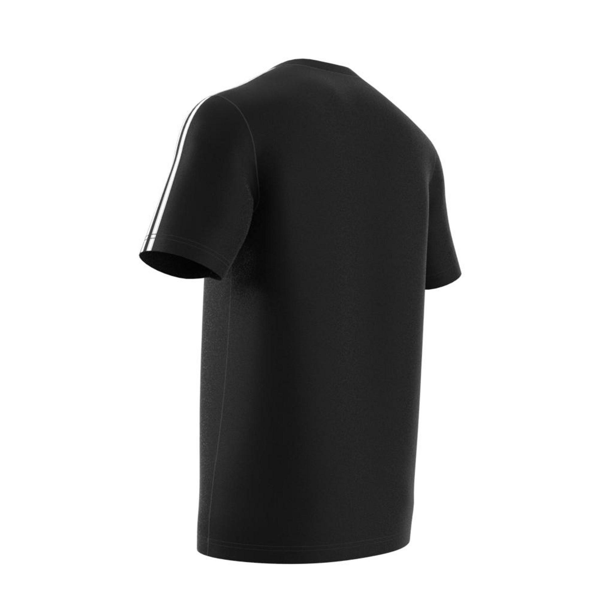 Essentials 3-Stripes T-Shirt, Black, A901_ONE, large image number 7