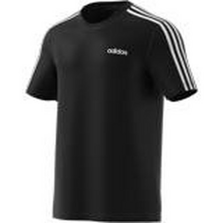 Men Essentials 3-Stripes T-Shirt, Black, A901_ONE, large image number 9