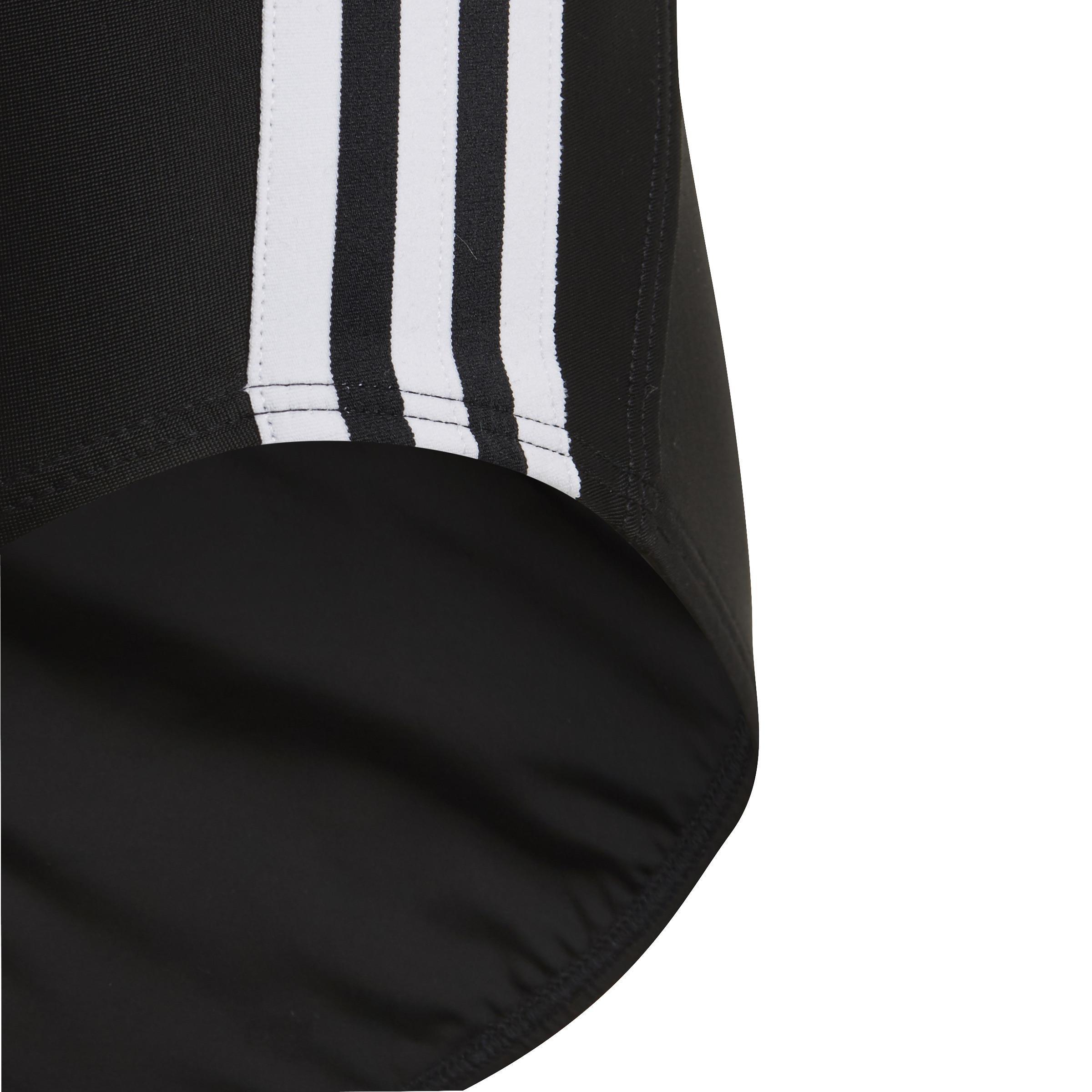 Kids Athly V 3-Stripes Swimsuit, Black, , large image number 3