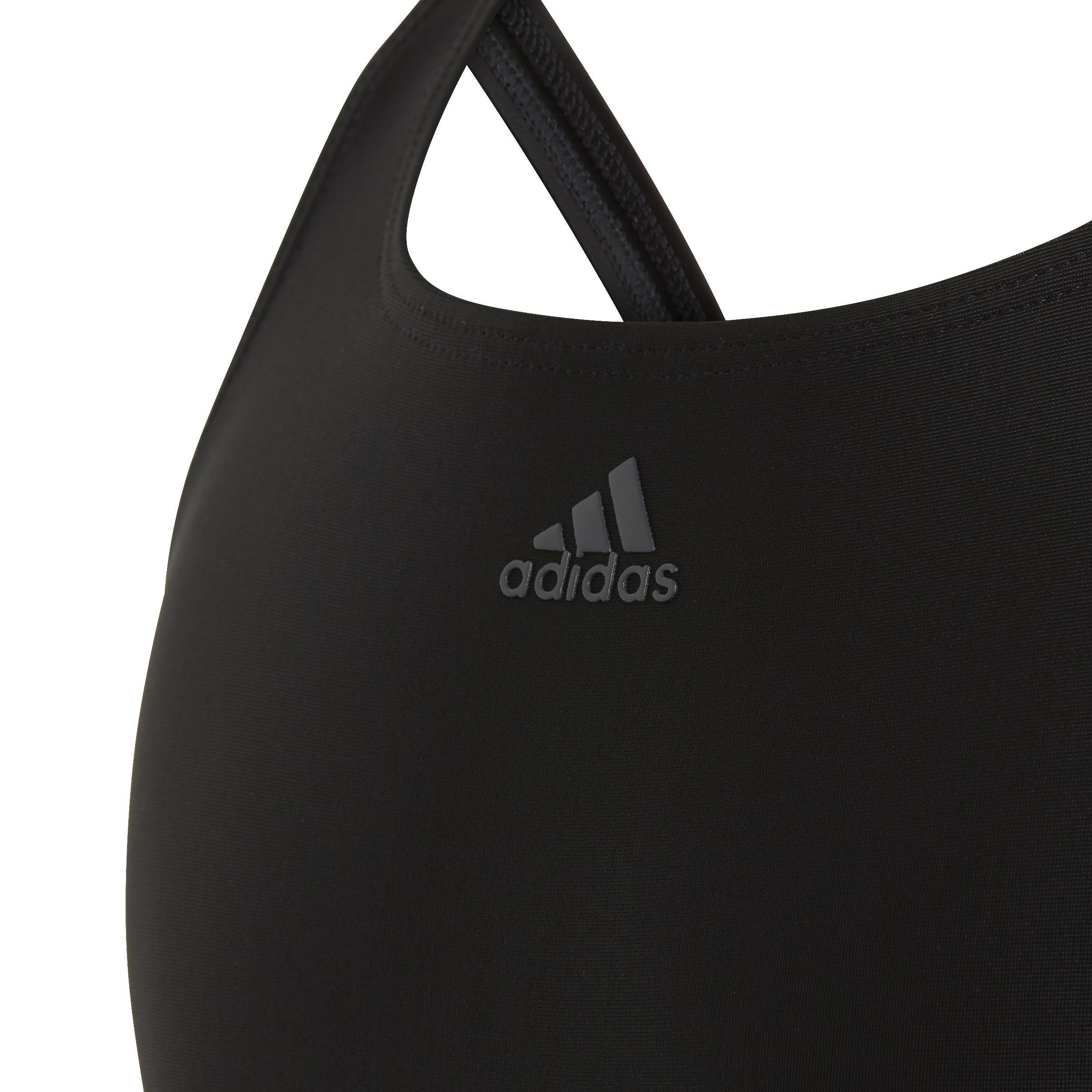 Kids Athly V 3-Stripes Swimsuit, Black, , large image number 5