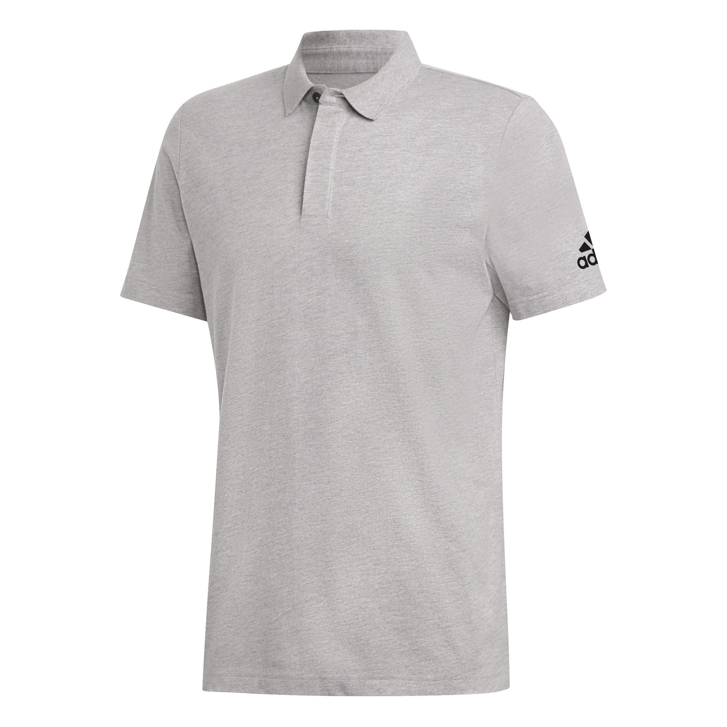 Must Haves Plain Polo Shirt, Grey, A901_ONE, large image number 0