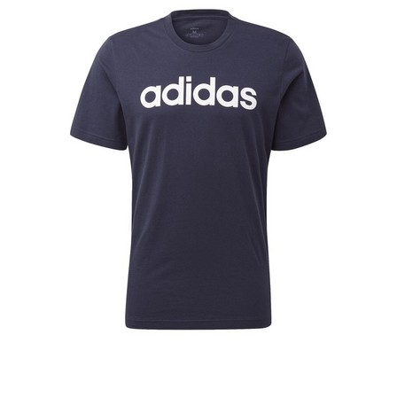 Men Essentials Linear Logo T-Shirt, Navy, A901_ONE, large image number 2