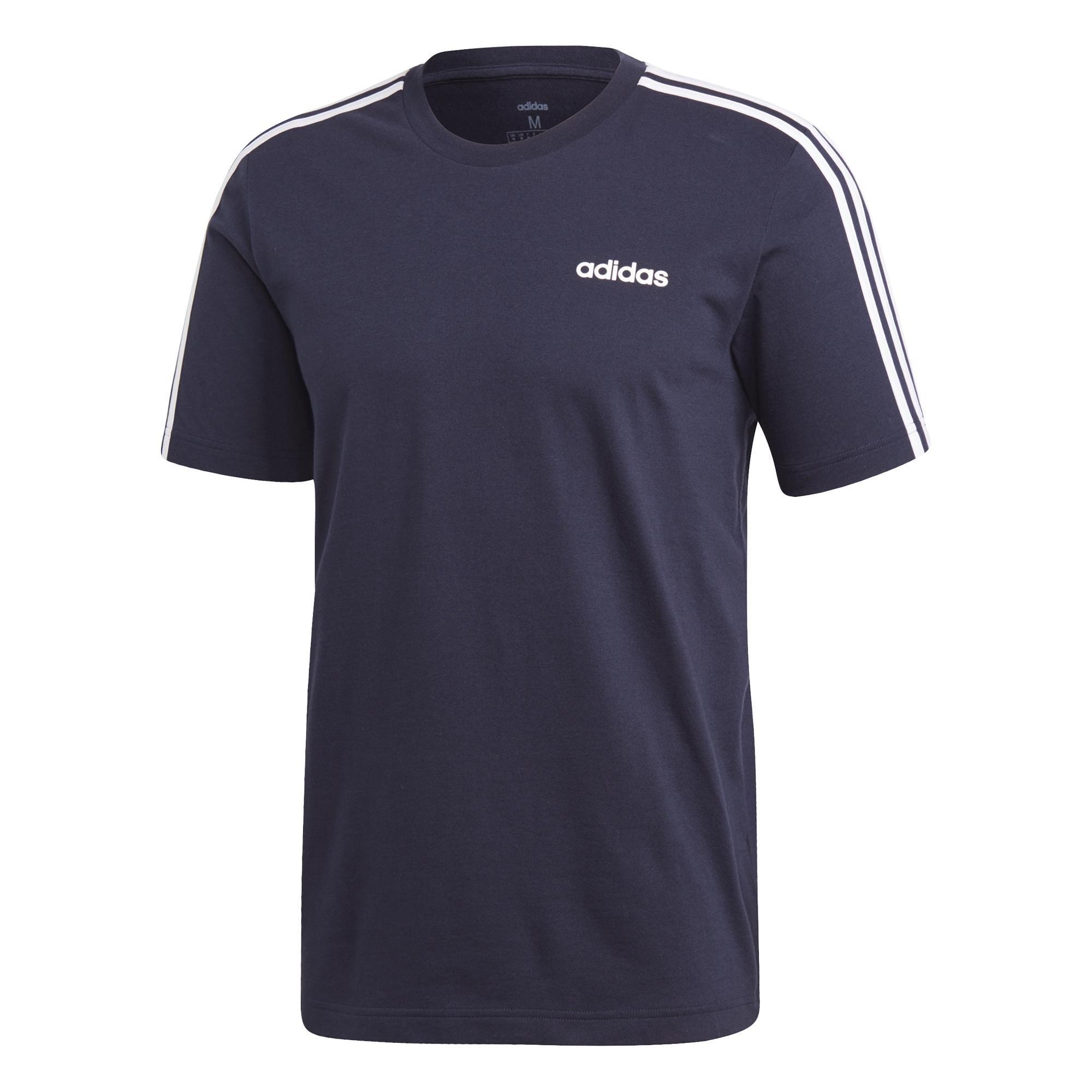 Essentials 3-Stripes T-Shirt, Blue, A901_ONE, large image number 3