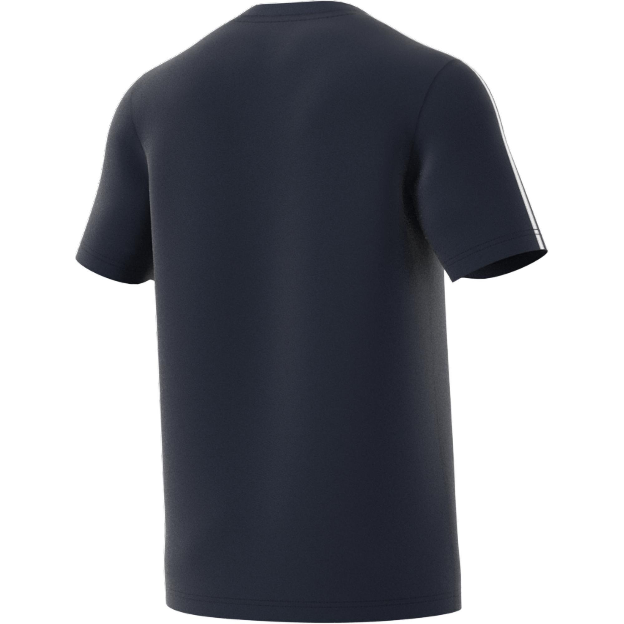 Essentials 3-Stripes T-Shirt, Blue, A901_ONE, large image number 7