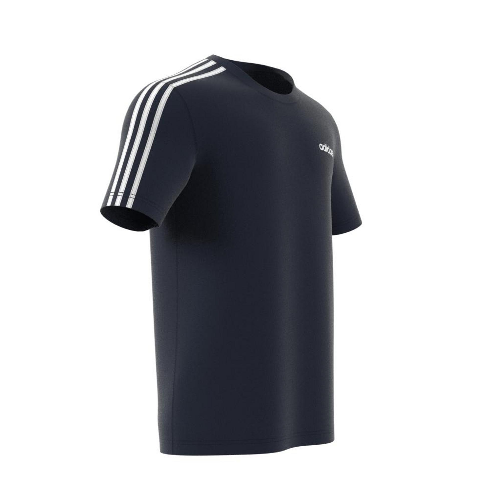 Essentials 3-Stripes T-Shirt, Blue, A901_ONE, large image number 11