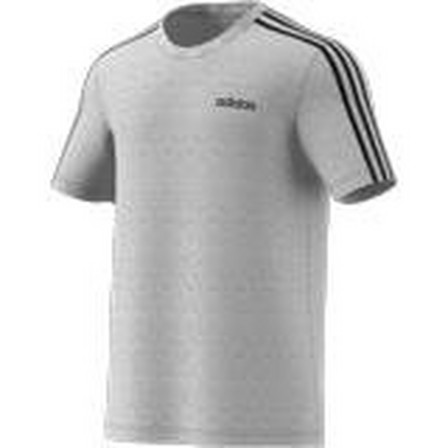 Men Essentials 3-Stripes T-Shirt, Grey, A901_ONE, large image number 9
