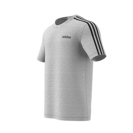 Men Essentials 3-Stripes T-Shirt, Grey, A901_ONE, large image number 10
