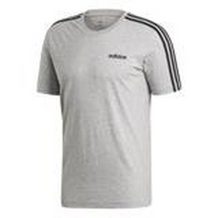 Men Essentials 3-Stripes T-Shirt, Grey, A901_ONE, large image number 18