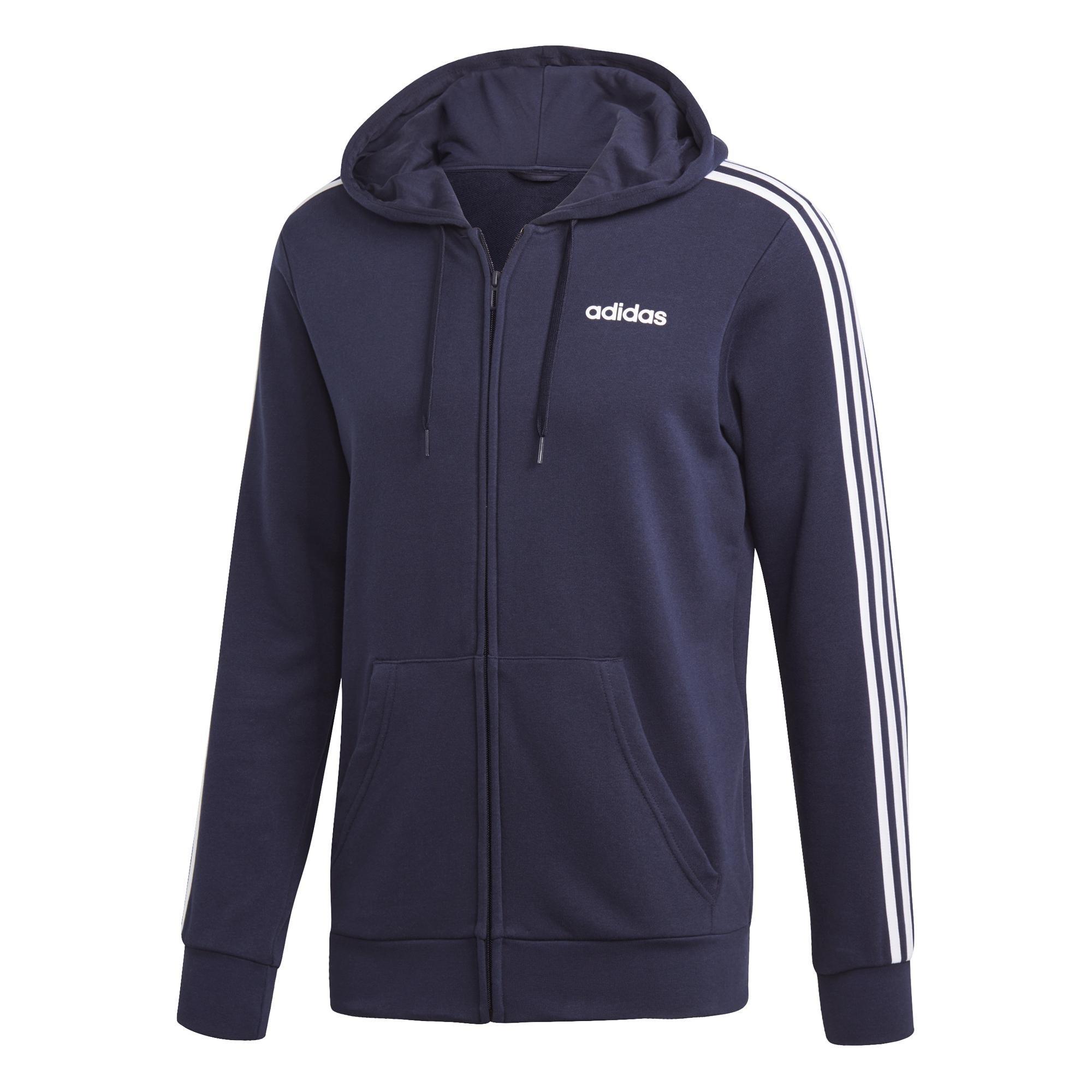 Men Essentials 3-Stripes Track Top, Navy, A901_ONE, large image number 0