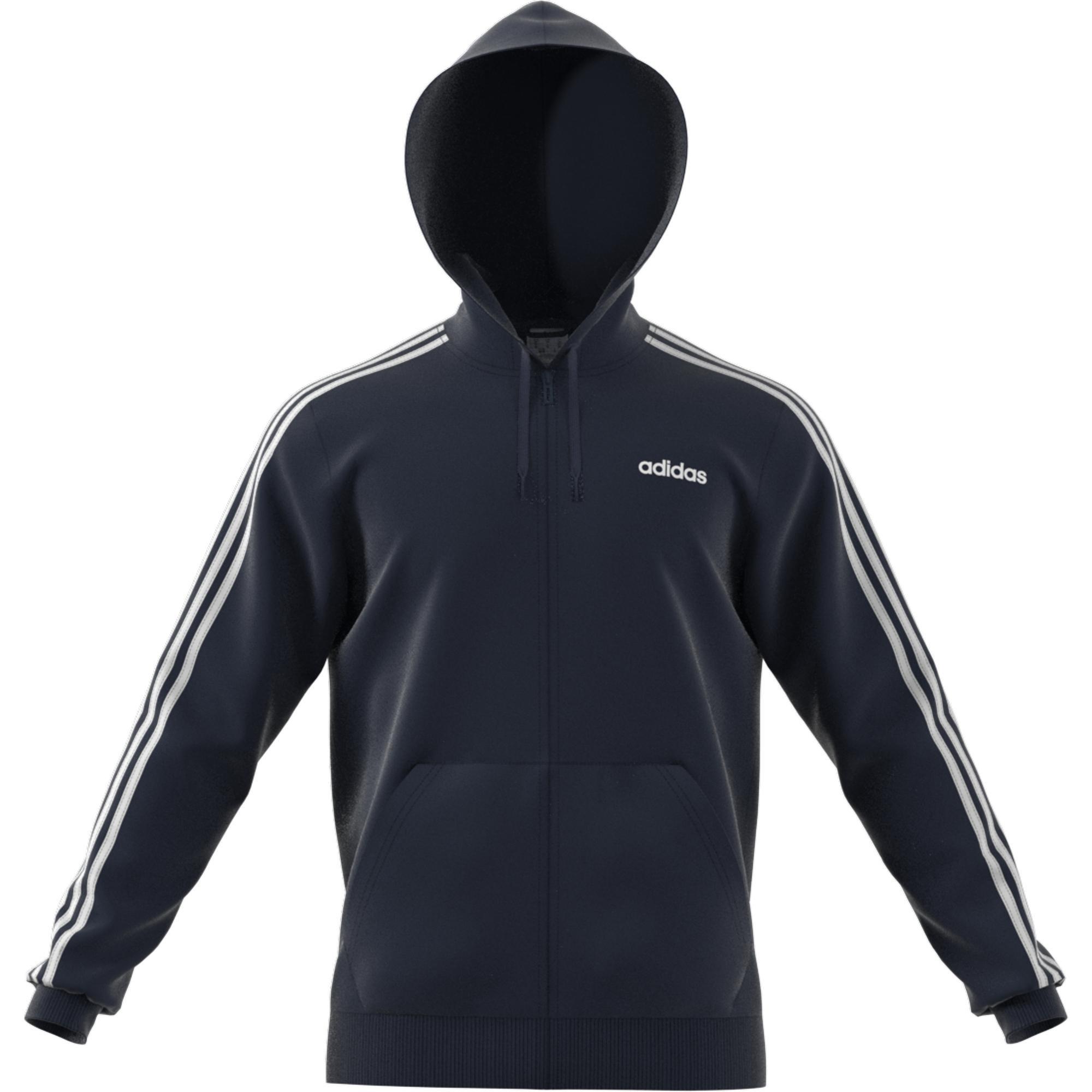 Men Essentials 3-Stripes Track Top, Navy, A901_ONE, large image number 3