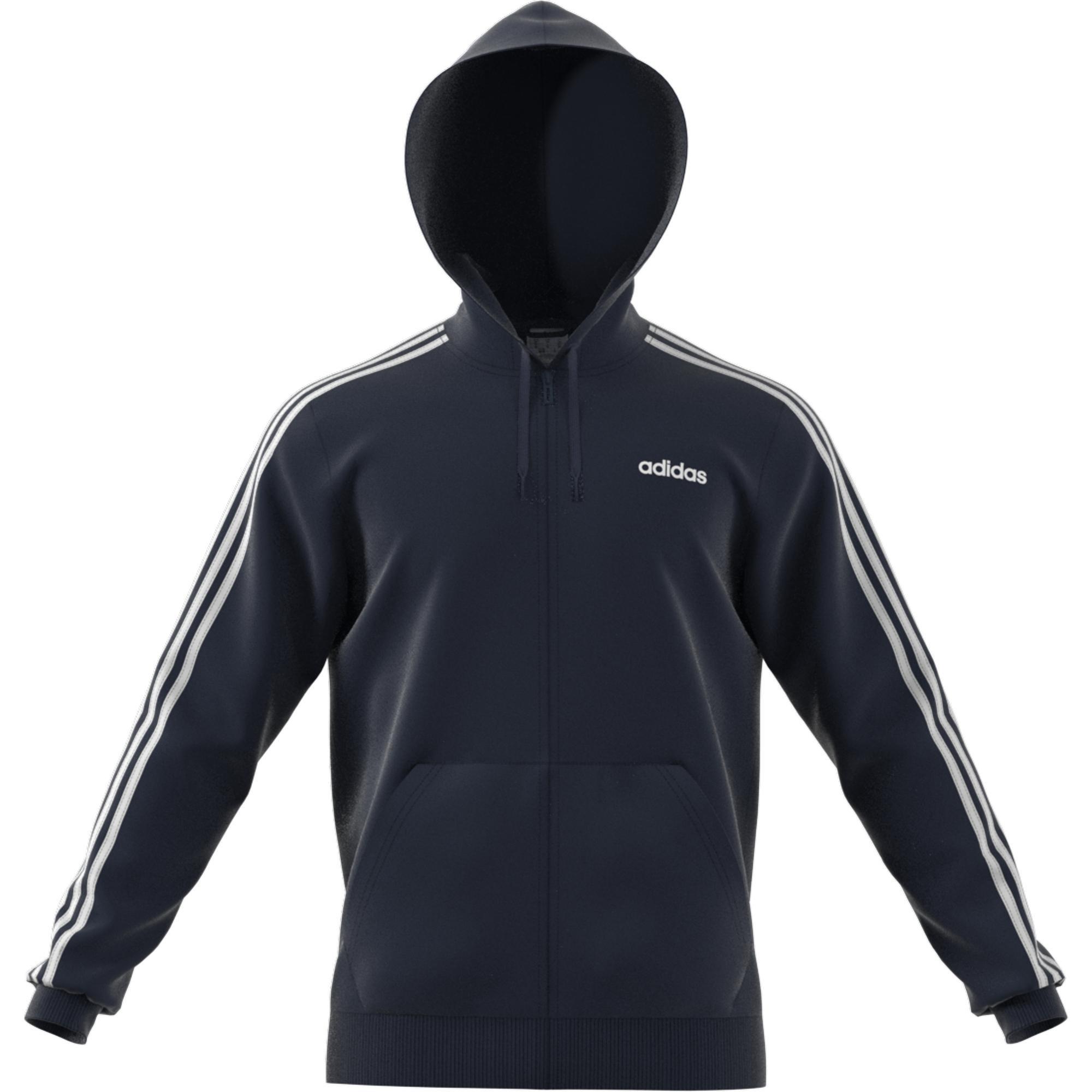 Essentials 3-Stripes Track Top, Blue, A901_ONE, large image number 3