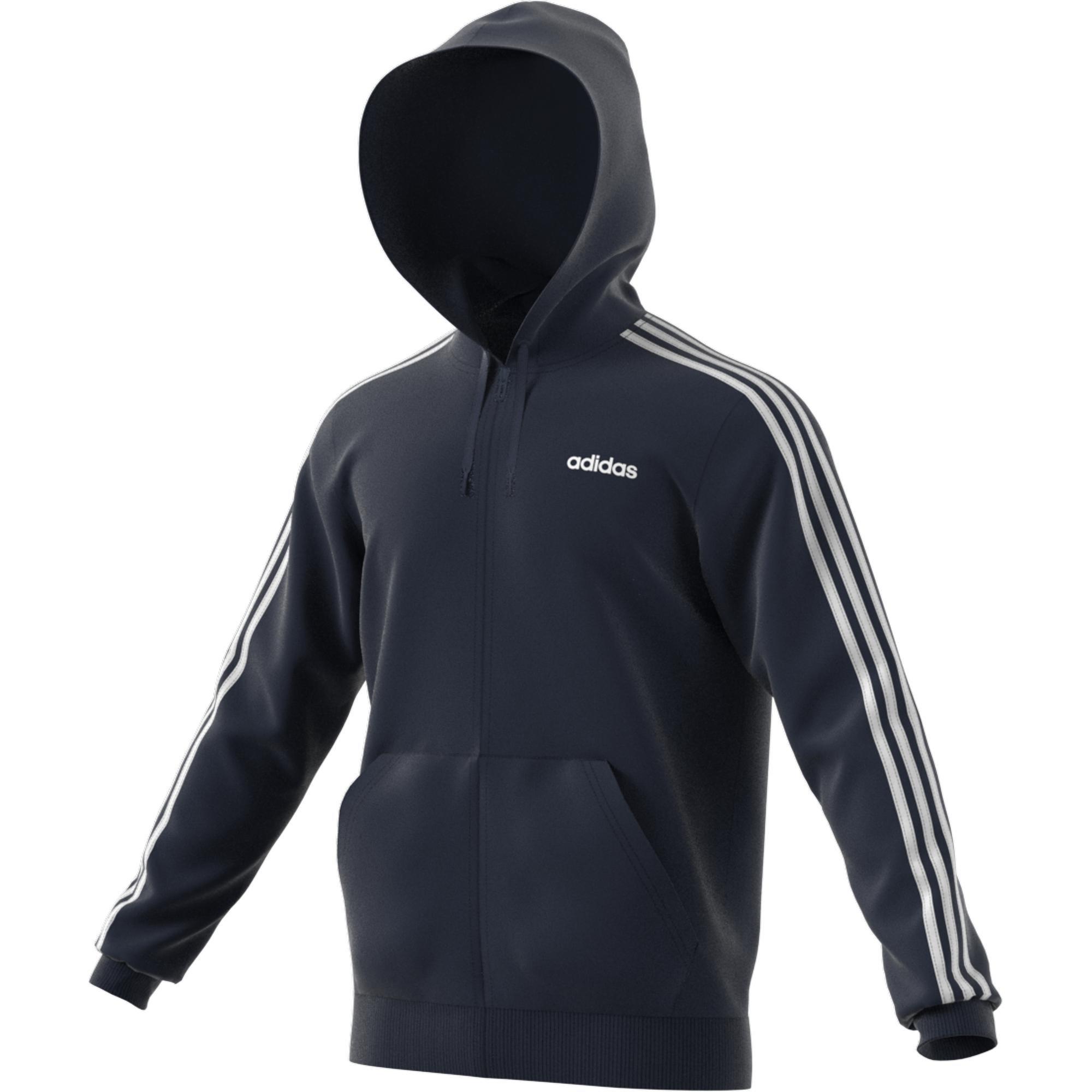 Essentials 3-Stripes Track Top, Blue, , large image number 9