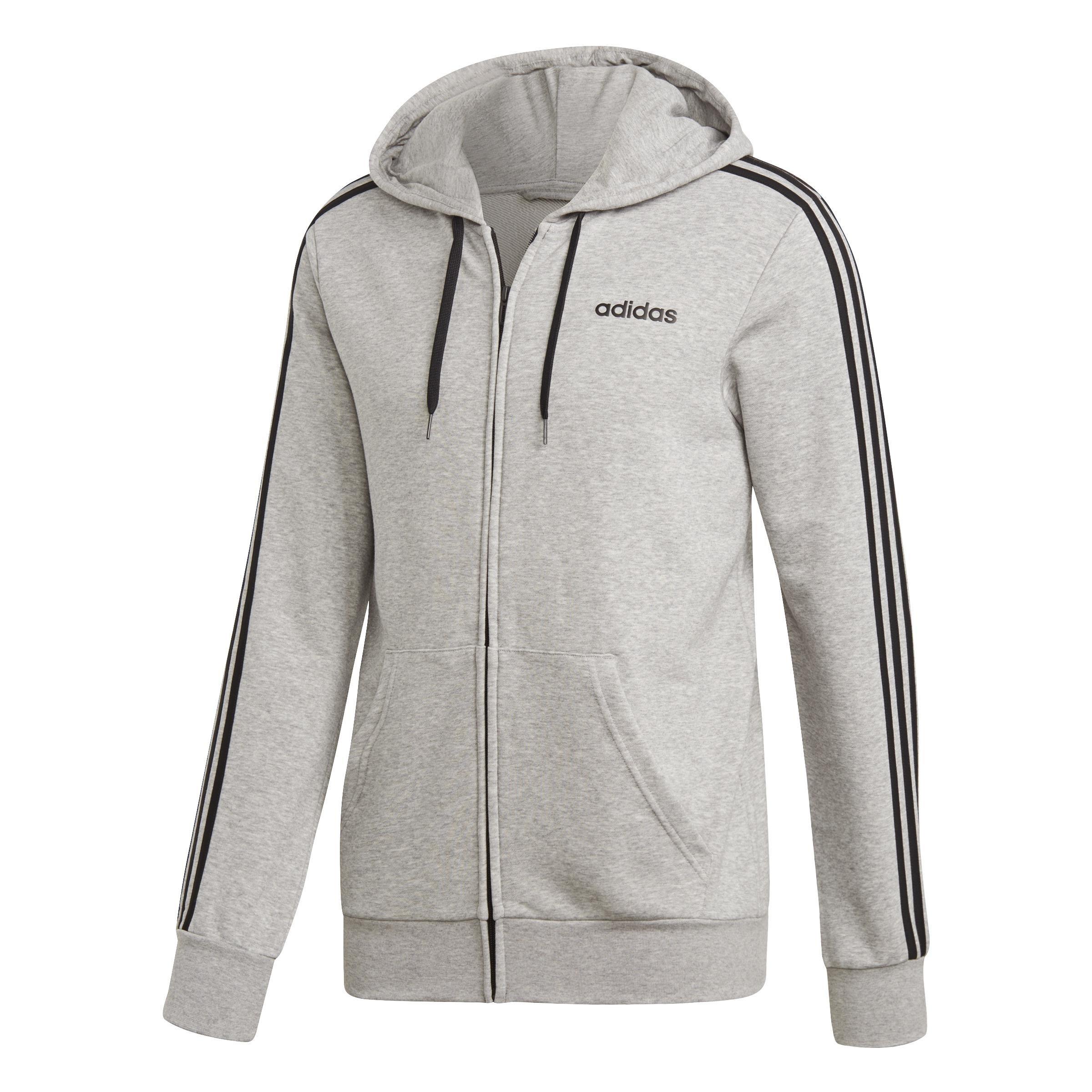 Essentials 3-Stripes Track Top, Grey, A901_ONE, large image number 0