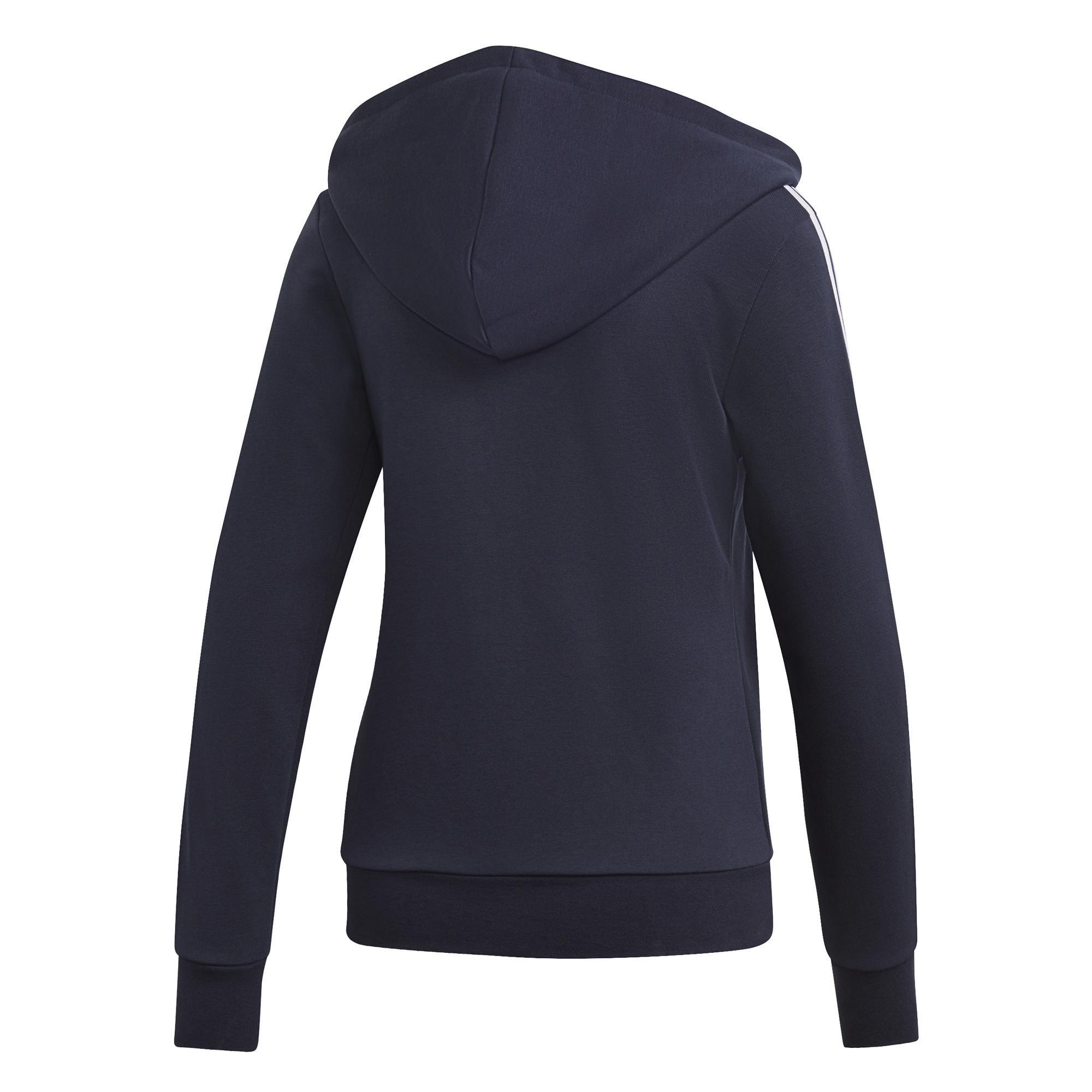 Essentials 3-Stripes Hoodie, Blue, A901_ONE, large image number 1