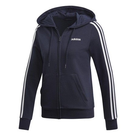 Women Essentials 3-Stripes Hoodie, Navy, A901_ONE, large image number 5
