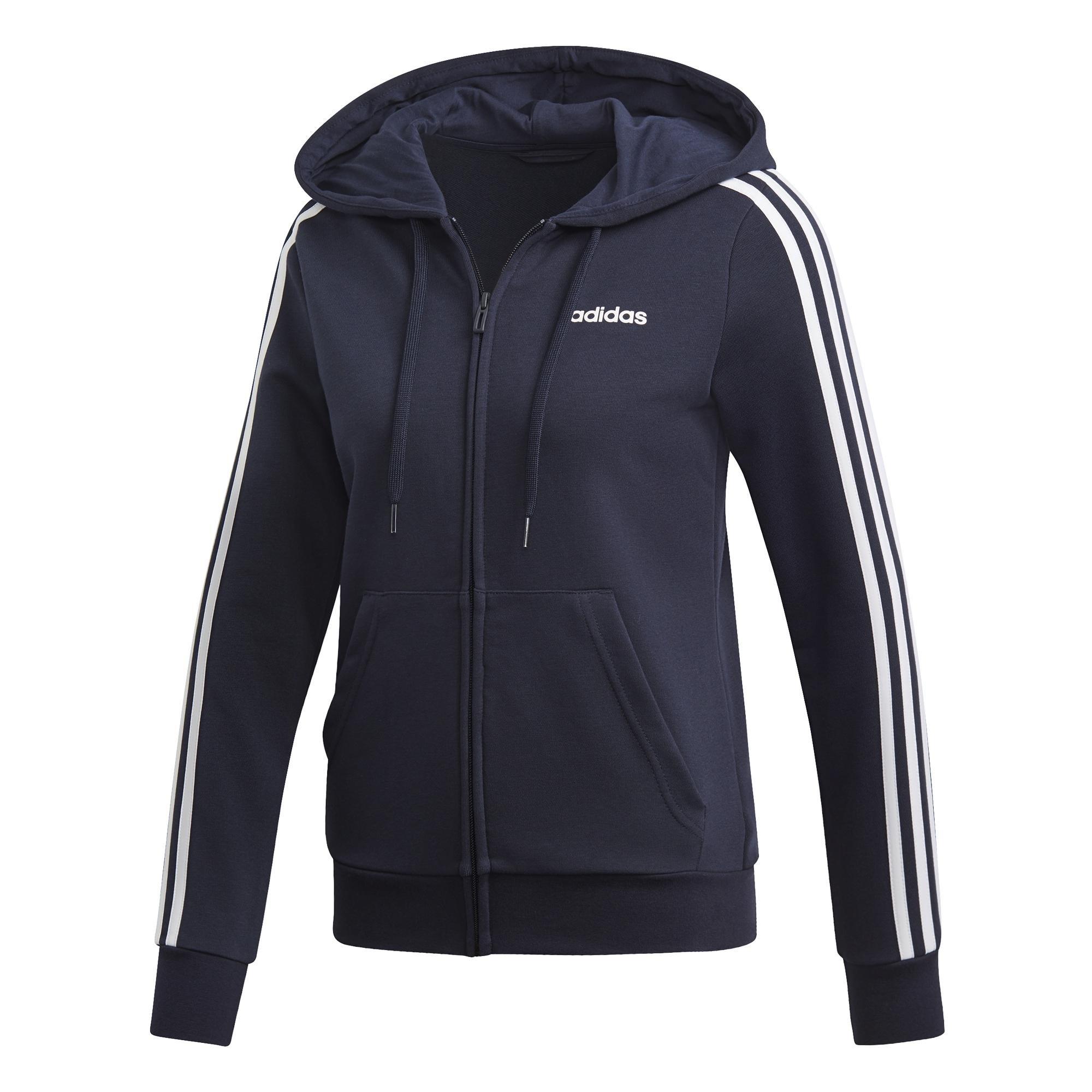 Essentials 3-Stripes Hoodie, Blue, A901_ONE, large image number 5