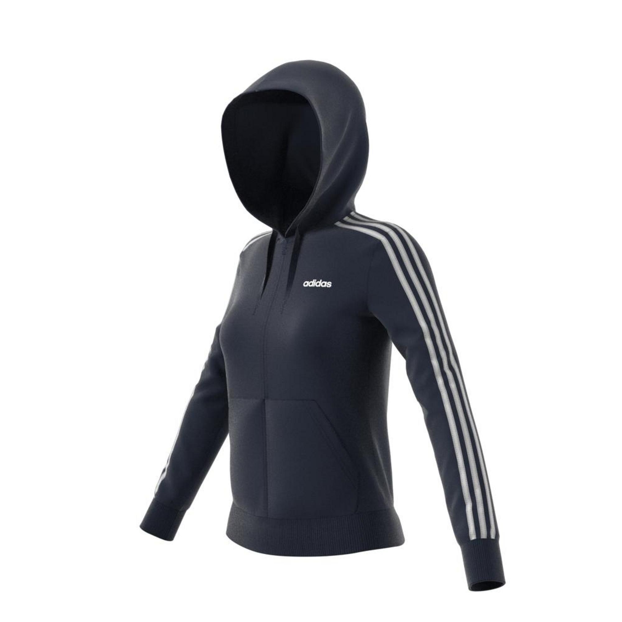 Essentials 3-Stripes Hoodie, Blue, A901_ONE, large image number 10
