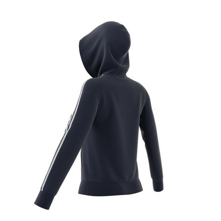 Women Essentials 3-Stripes Hoodie, Navy, A901_ONE, large image number 11