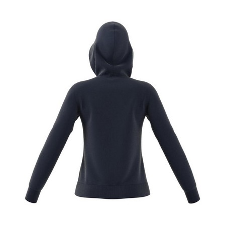 Women Essentials 3-Stripes Hoodie, Navy, A901_ONE, large image number 12