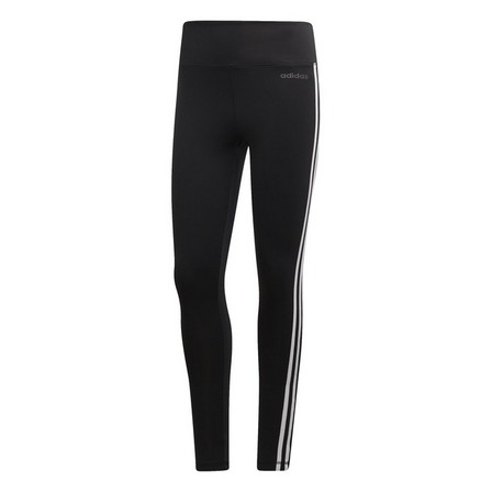 Women Designed 2 Move 3-Stripes High-Rise Long Tights, Black, A901_ONE, large image number 0