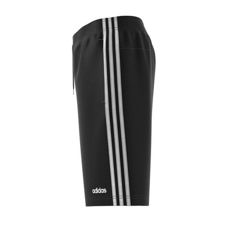 Men Essentials 3-Stripes French Terry Shorts, Black, A901_ONE, large image number 1