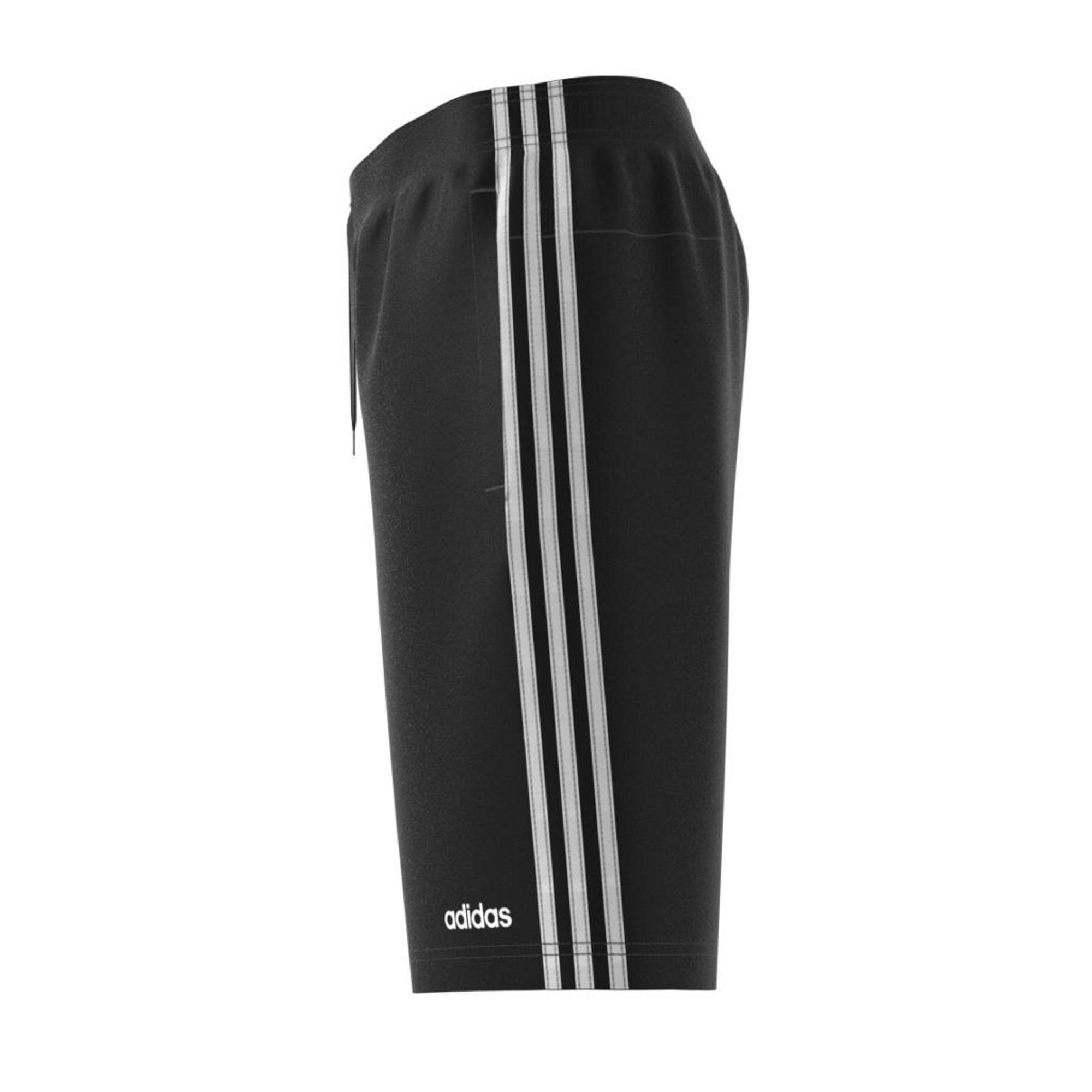 Men Essentials 3-Stripes French Terry Shorts, Black, A901_ONE, large image number 1