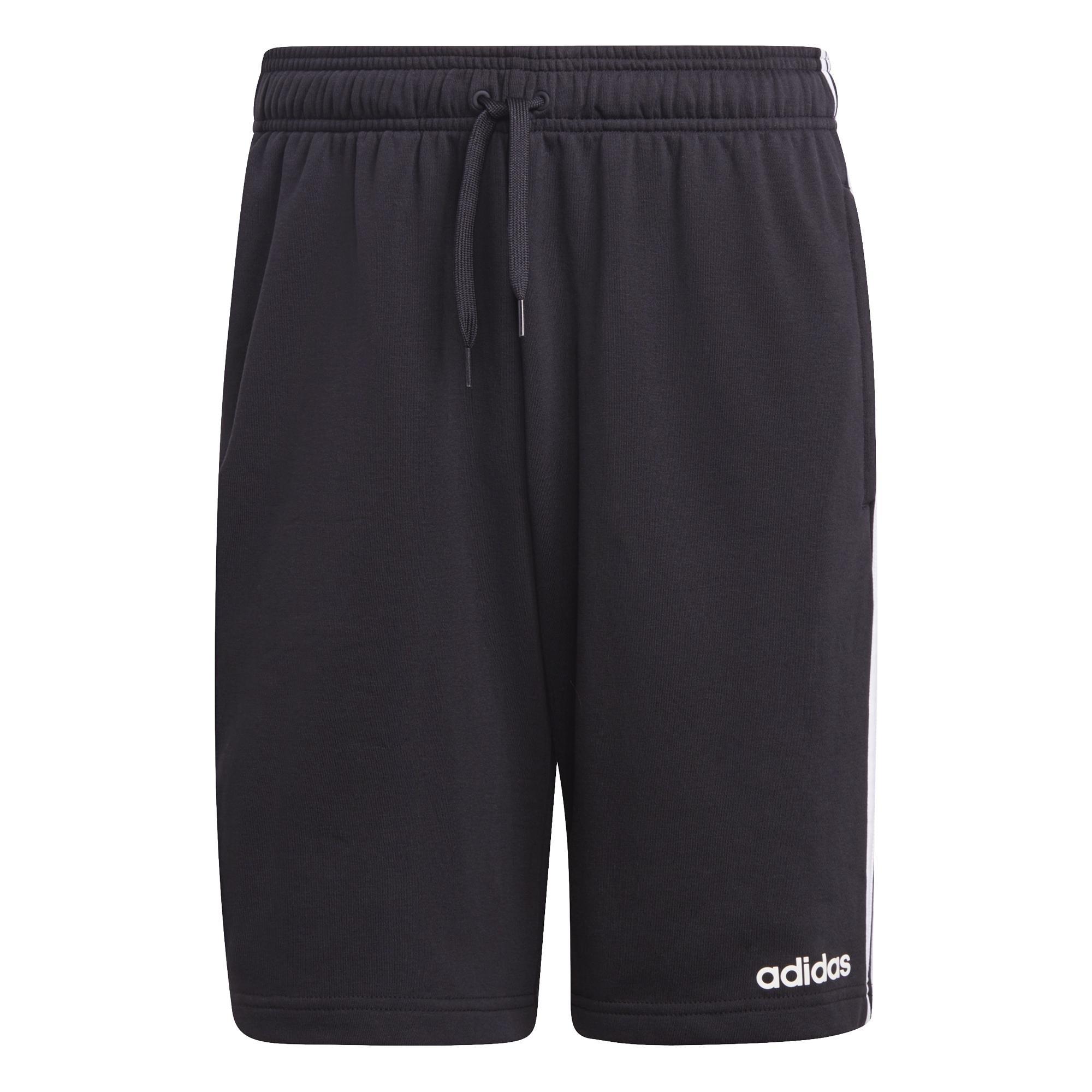 Essentials 3-Stripes French Terry Shorts, Black, , large image number 5
