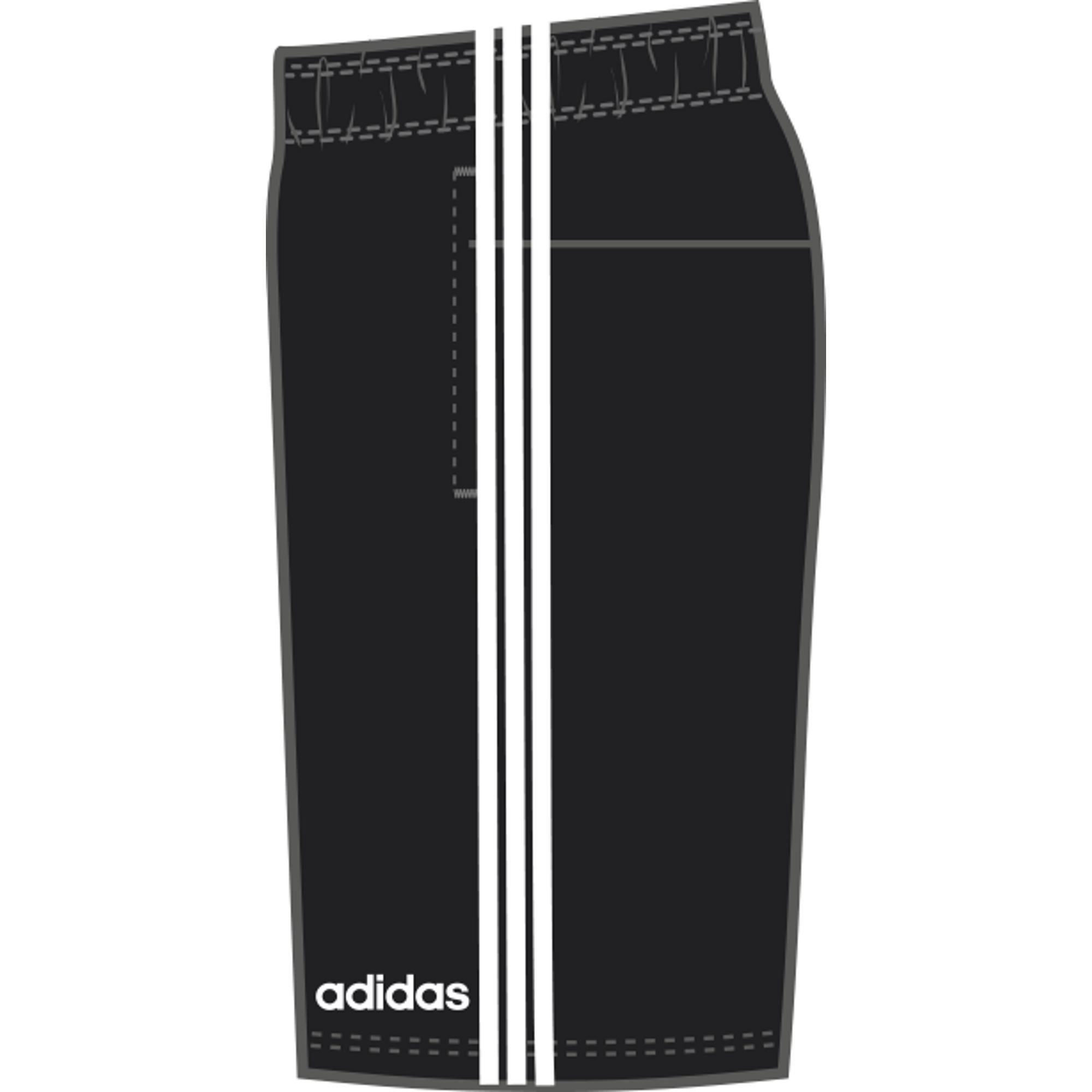 Essentials 3-Stripes French Terry Shorts, Black, A901_ONE, large image number 8