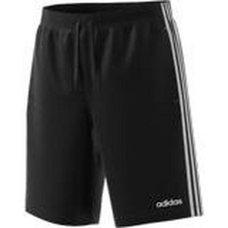 Men Essentials 3-Stripes French Terry Shorts, Black, A901_ONE, large image number 9
