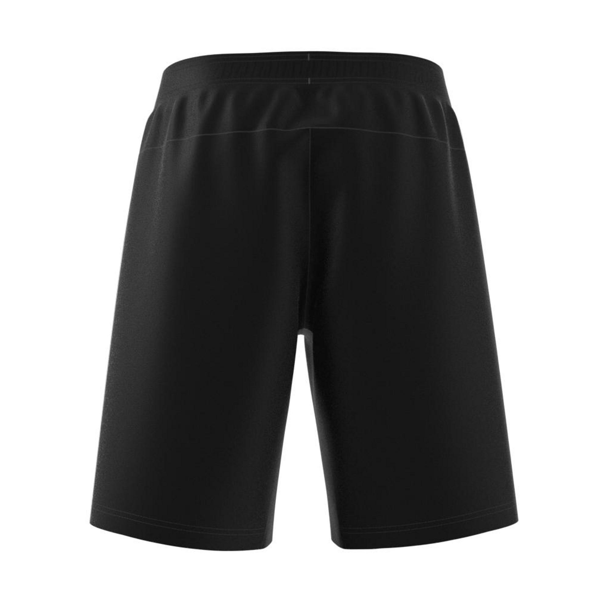 Essentials 3-Stripes French Terry Shorts, Black, , large image number 14