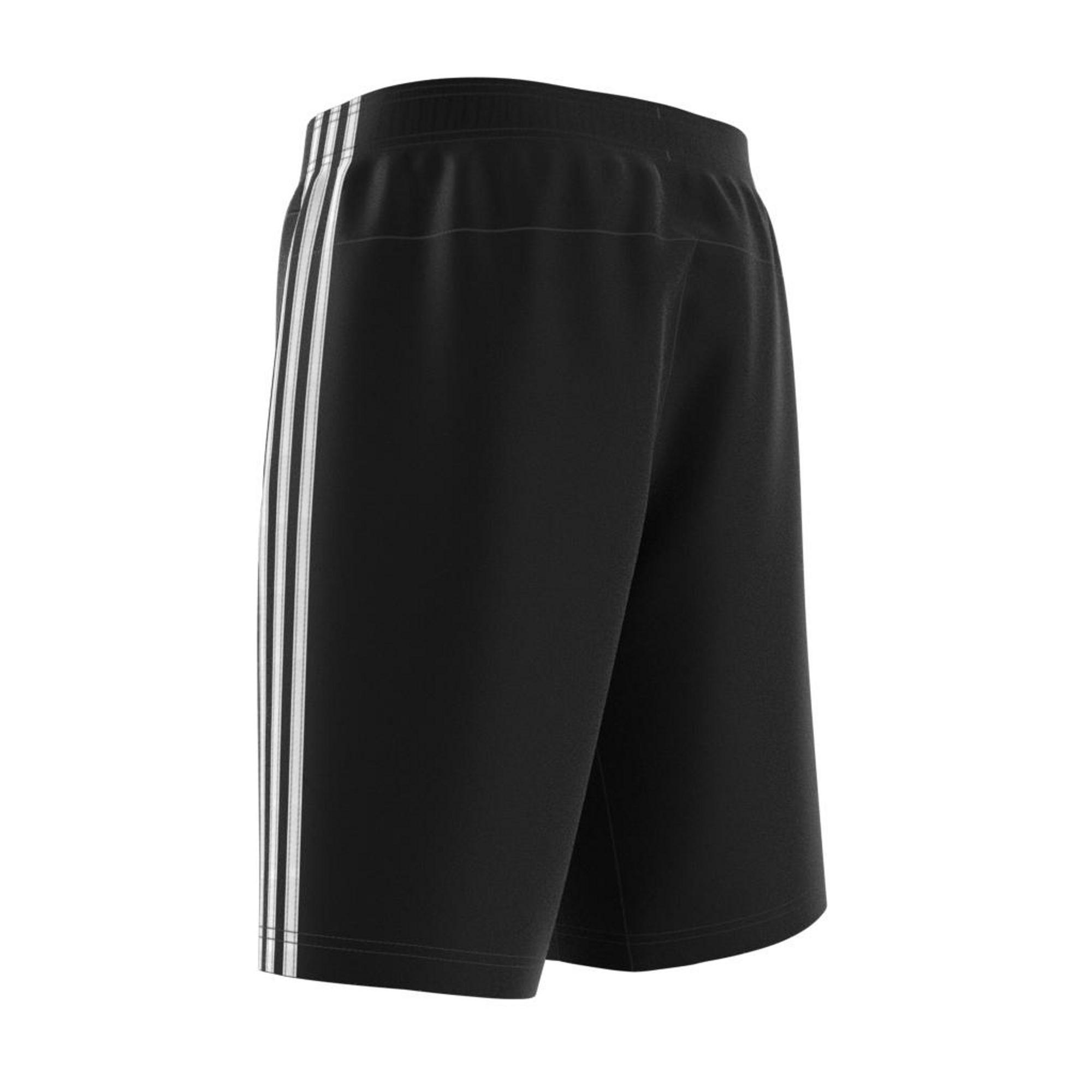 Essentials 3-Stripes French Terry Shorts, Black, , large image number 16
