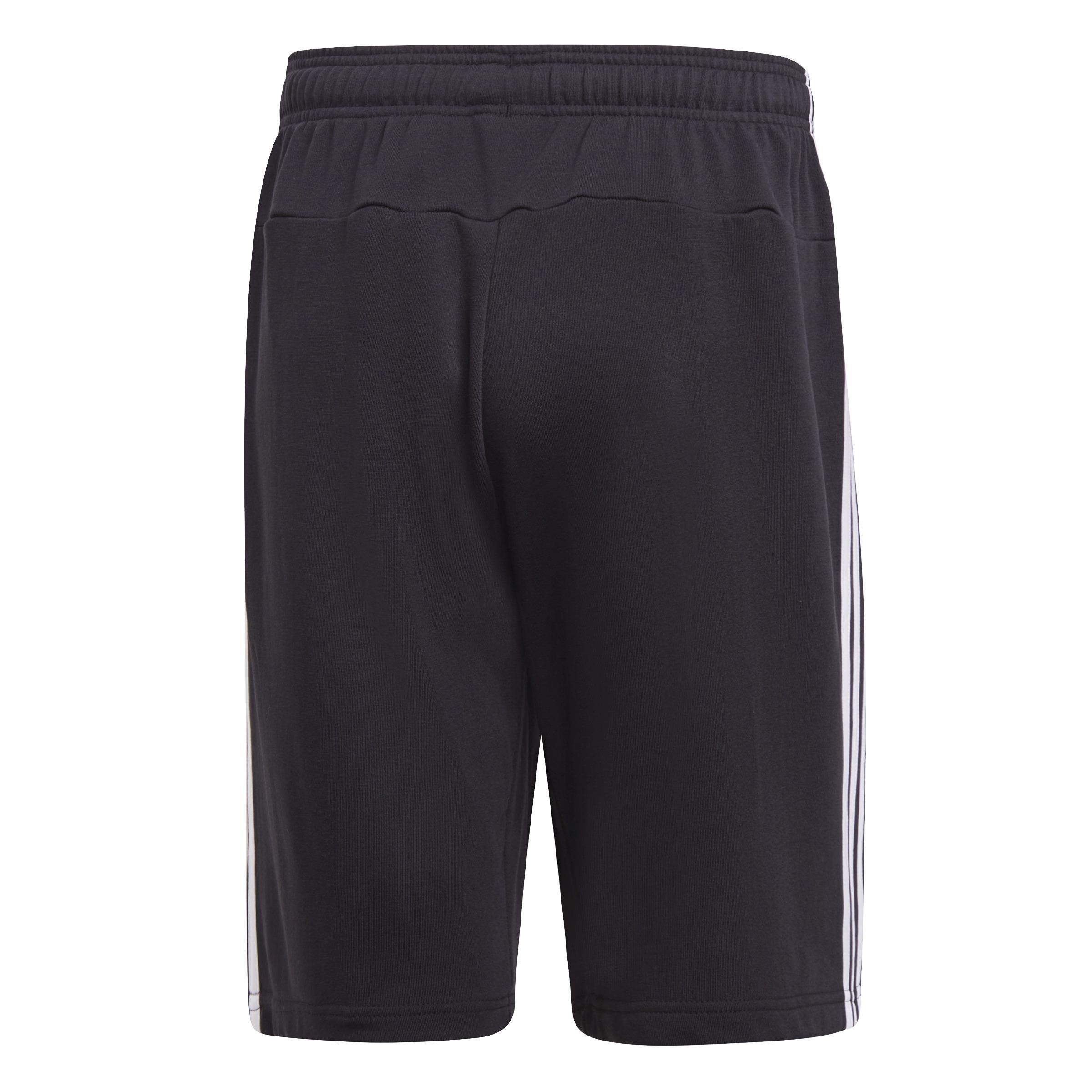 Essentials 3-Stripes French Terry Shorts, Black, A901_ONE, large image number 18