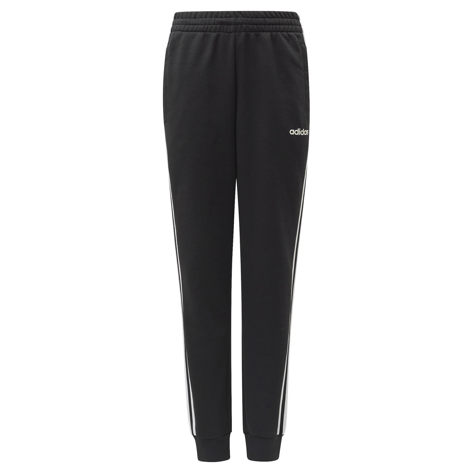Kids Essentials 3-Stripes Joggers, Black, A901_ONE, large image number 0