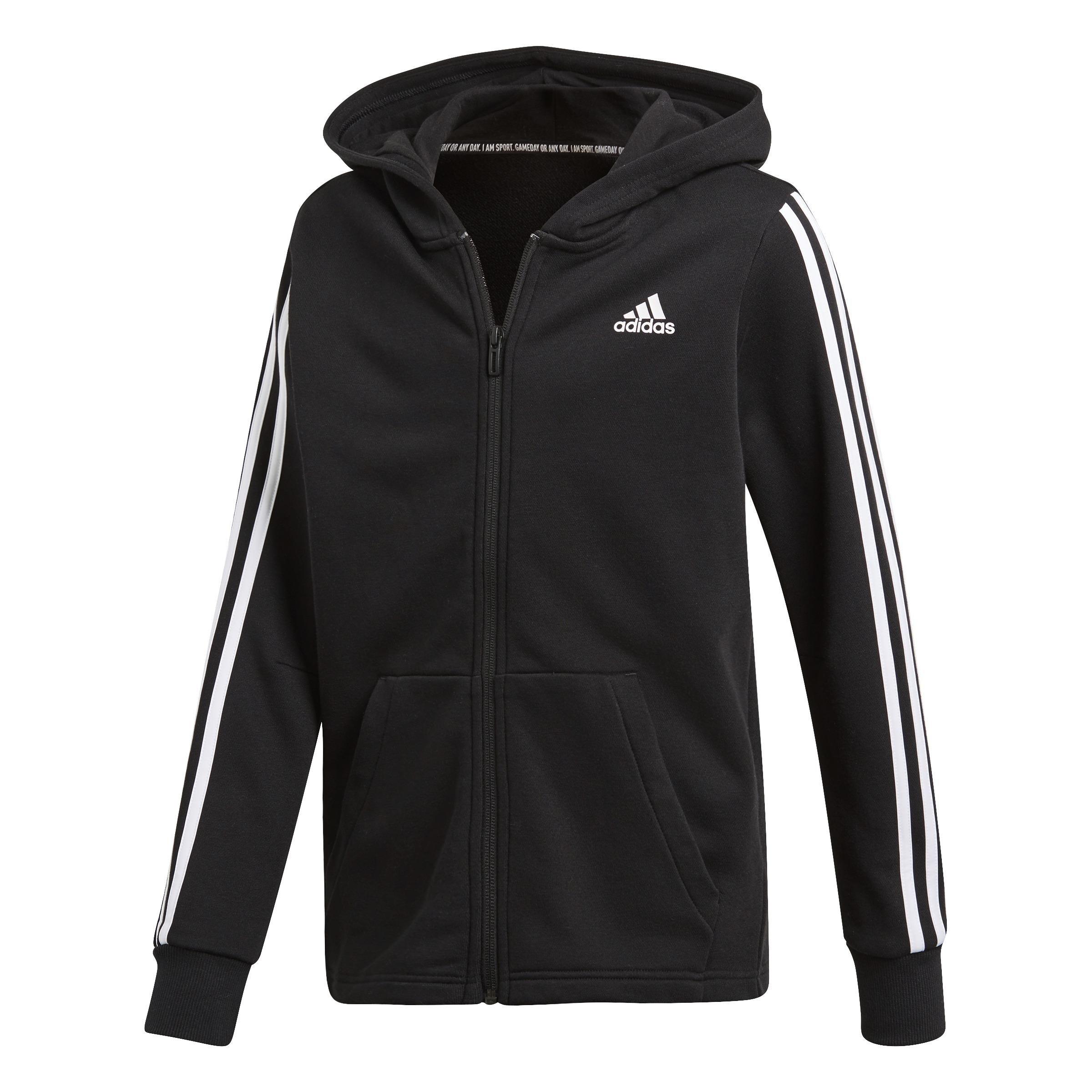 Kids Boys Must Haves 3-Stripes Jacket, Black, A901_ONE, large image number 0