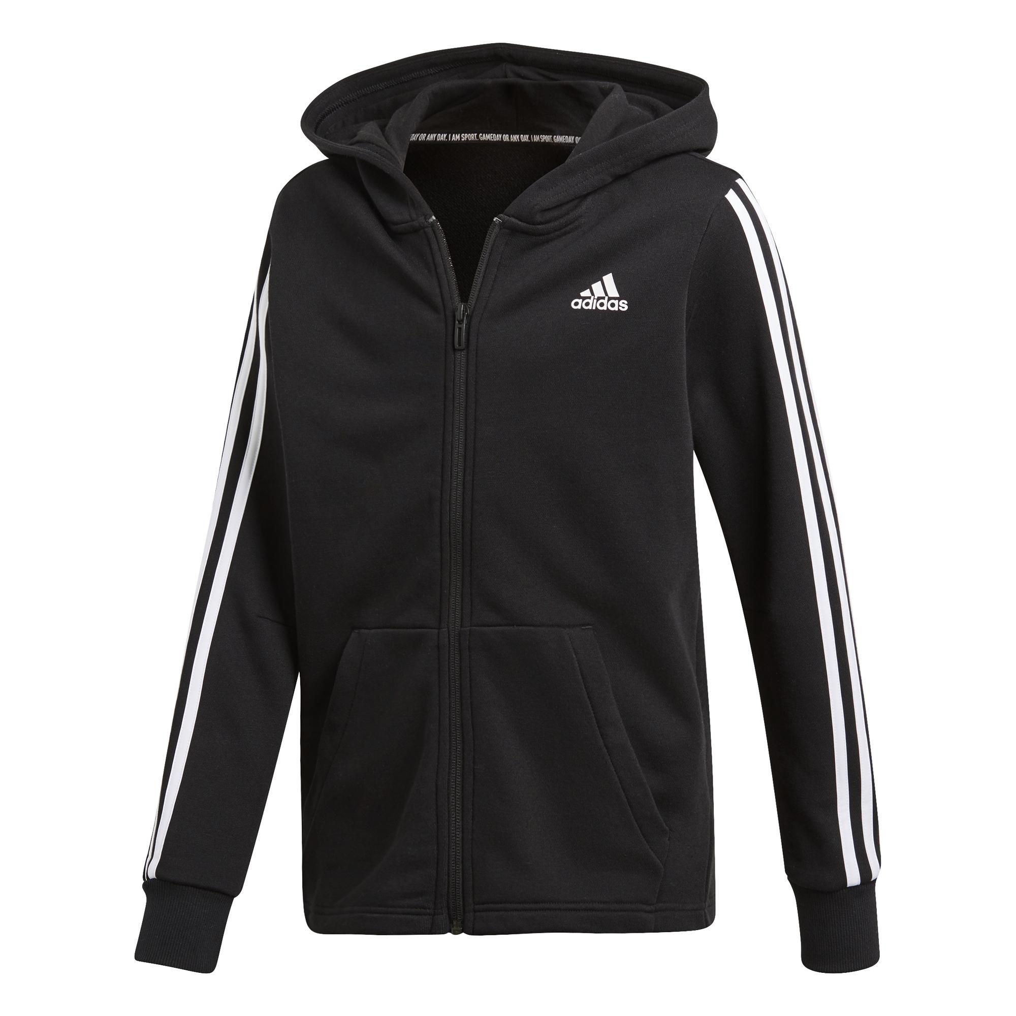 Kids Boys Must Haves 3-Stripes Jacket, Black, A901_ONE, large image number 2