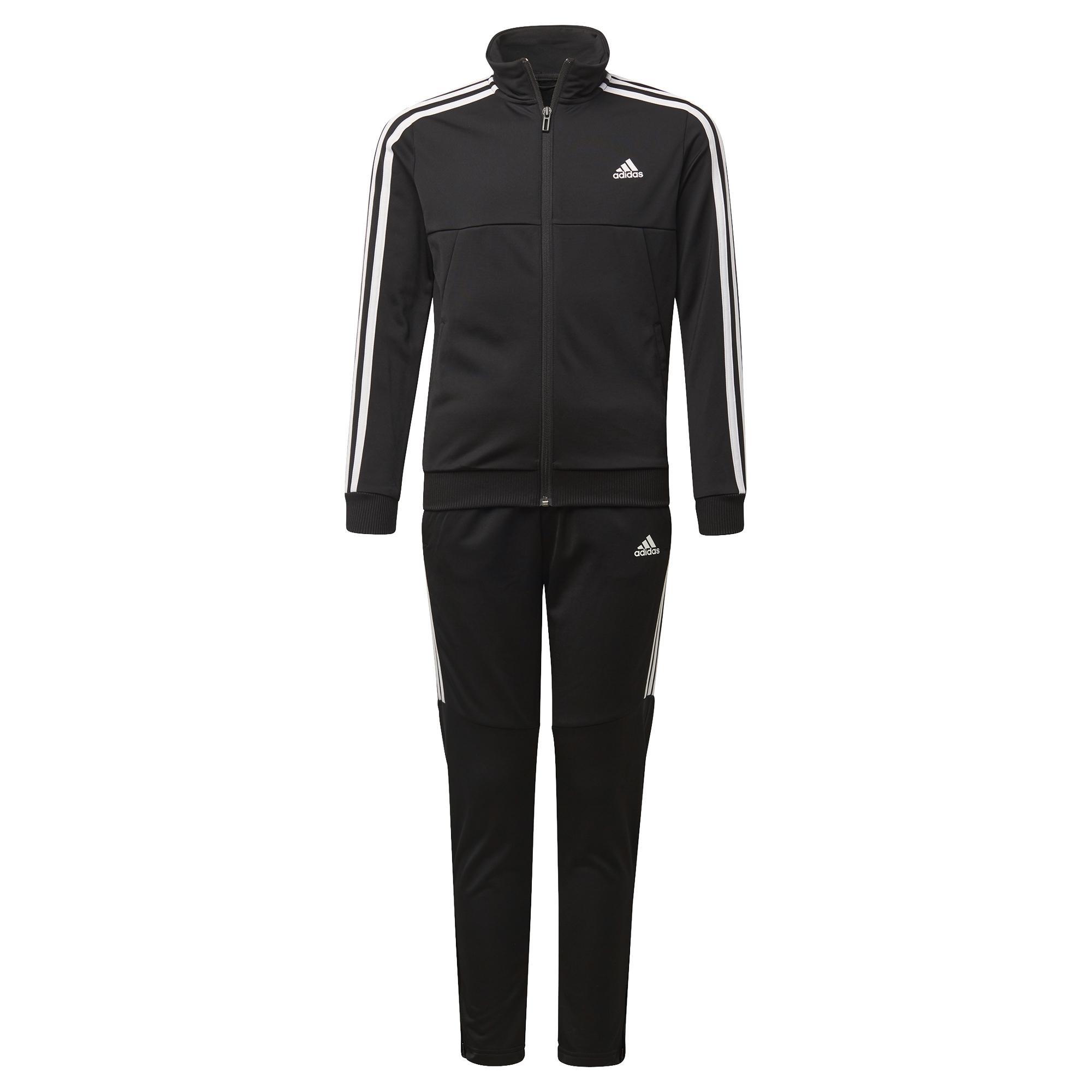 Kids Tiro Tracksuit, Black, , large image number 3