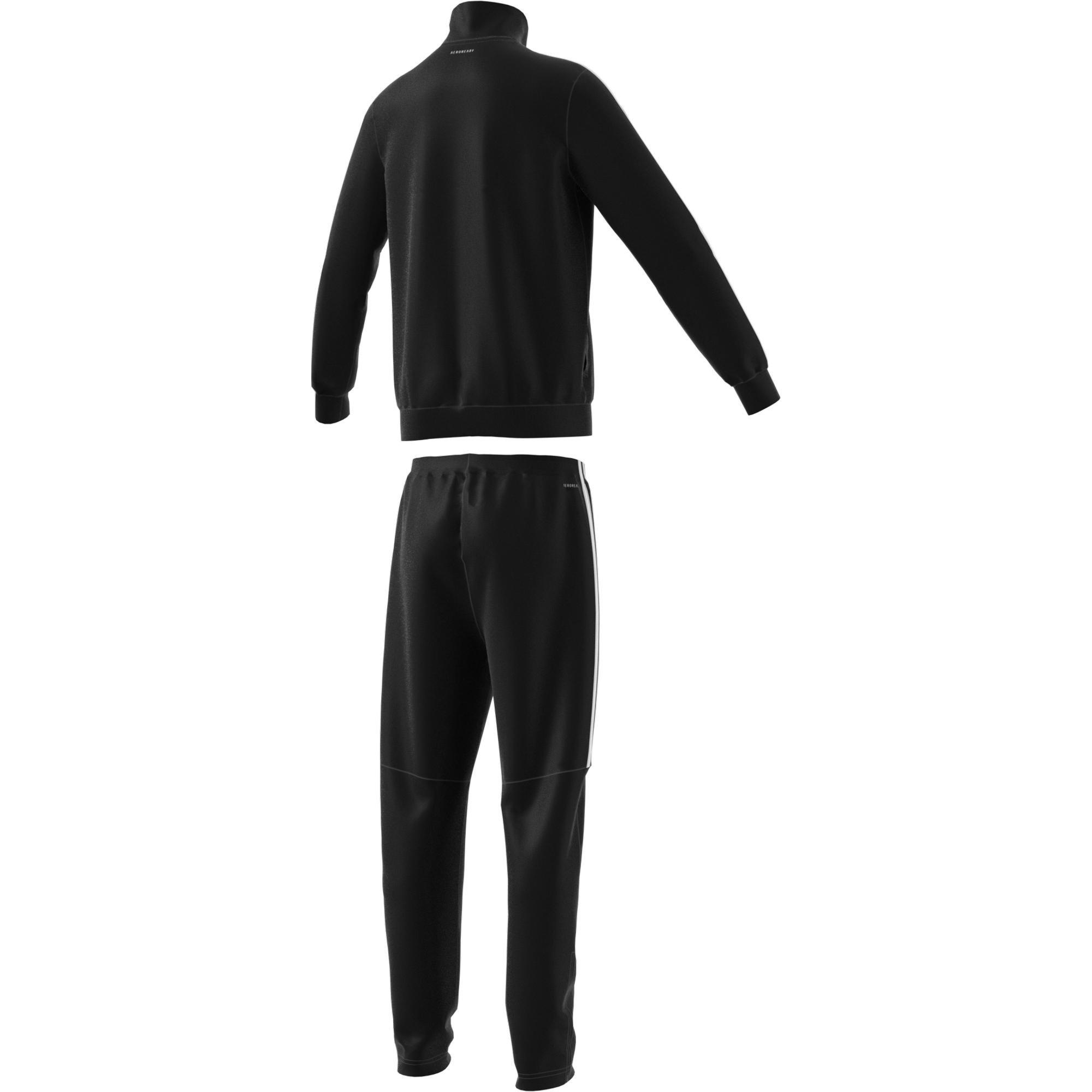 Kids Boys Tiro Tracksuit, Black, A901_ONE, large image number 7