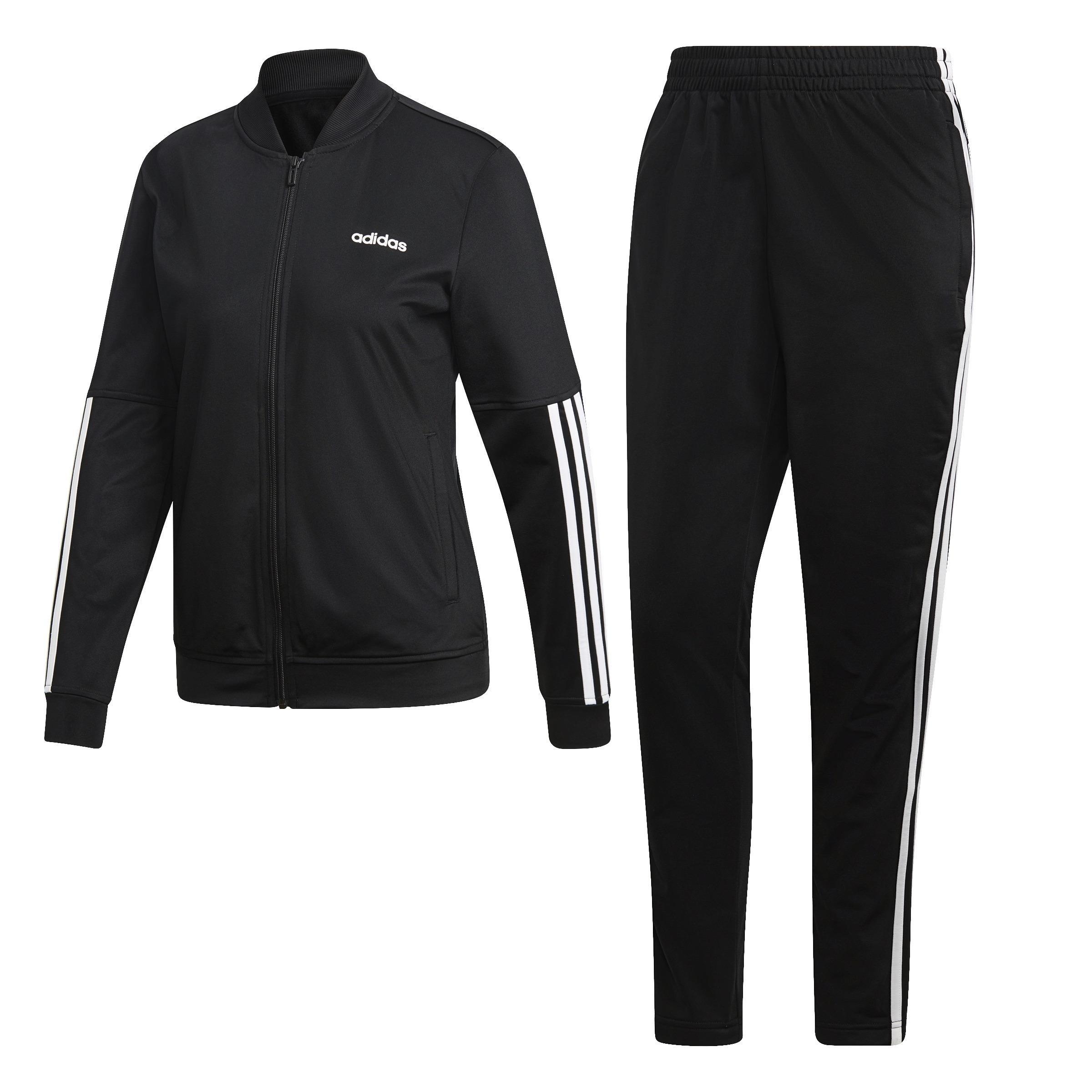 Back 2 Basics 3-Stripes Track Suit, Black, A901_ONE, large image number 0