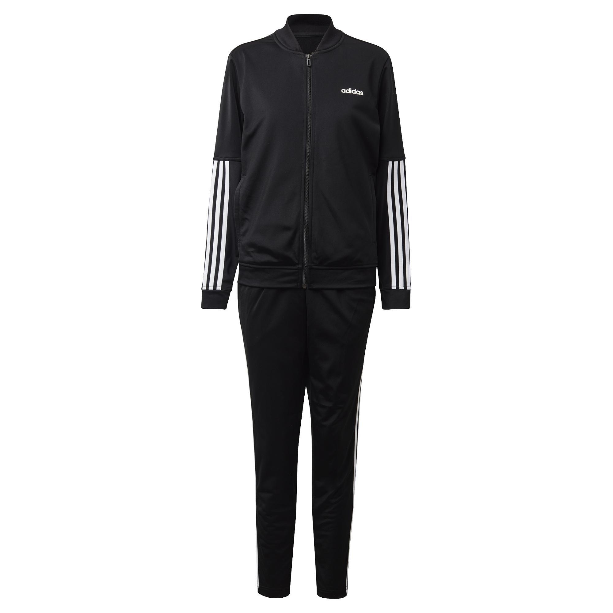 Back 2 Basics 3-Stripes Track Suit, Black, A901_ONE, large image number 1