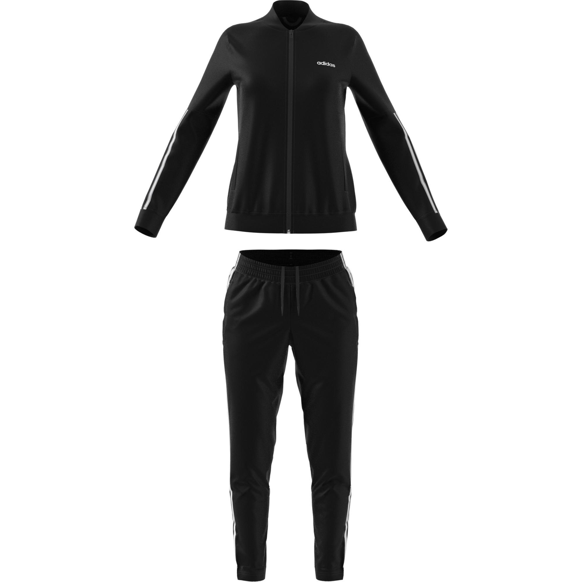 Back 2 Basics 3-Stripes Track Suit, Black, A901_ONE, large image number 2