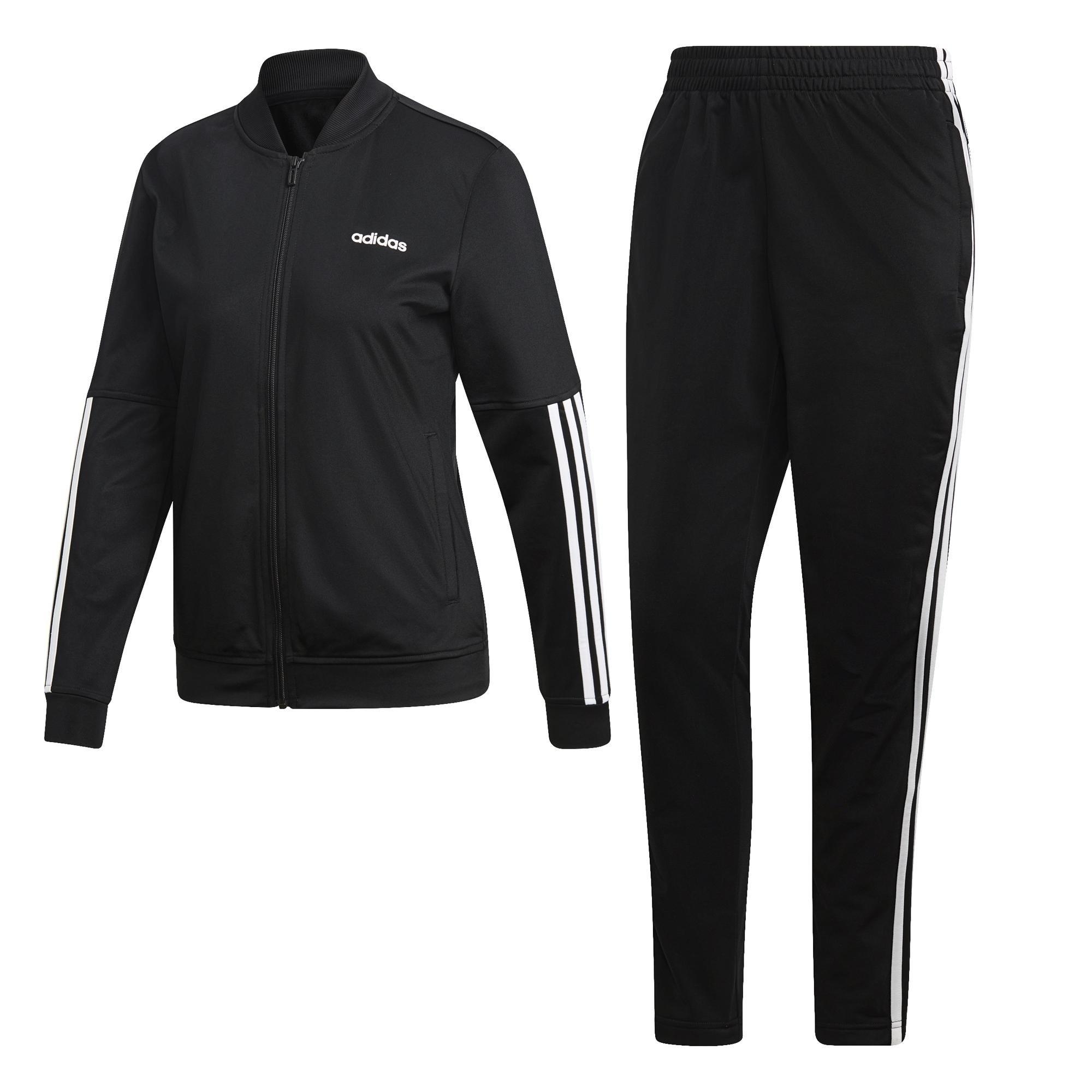 Back 2 Basics 3-Stripes Track Suit, Black, A901_ONE, large image number 3