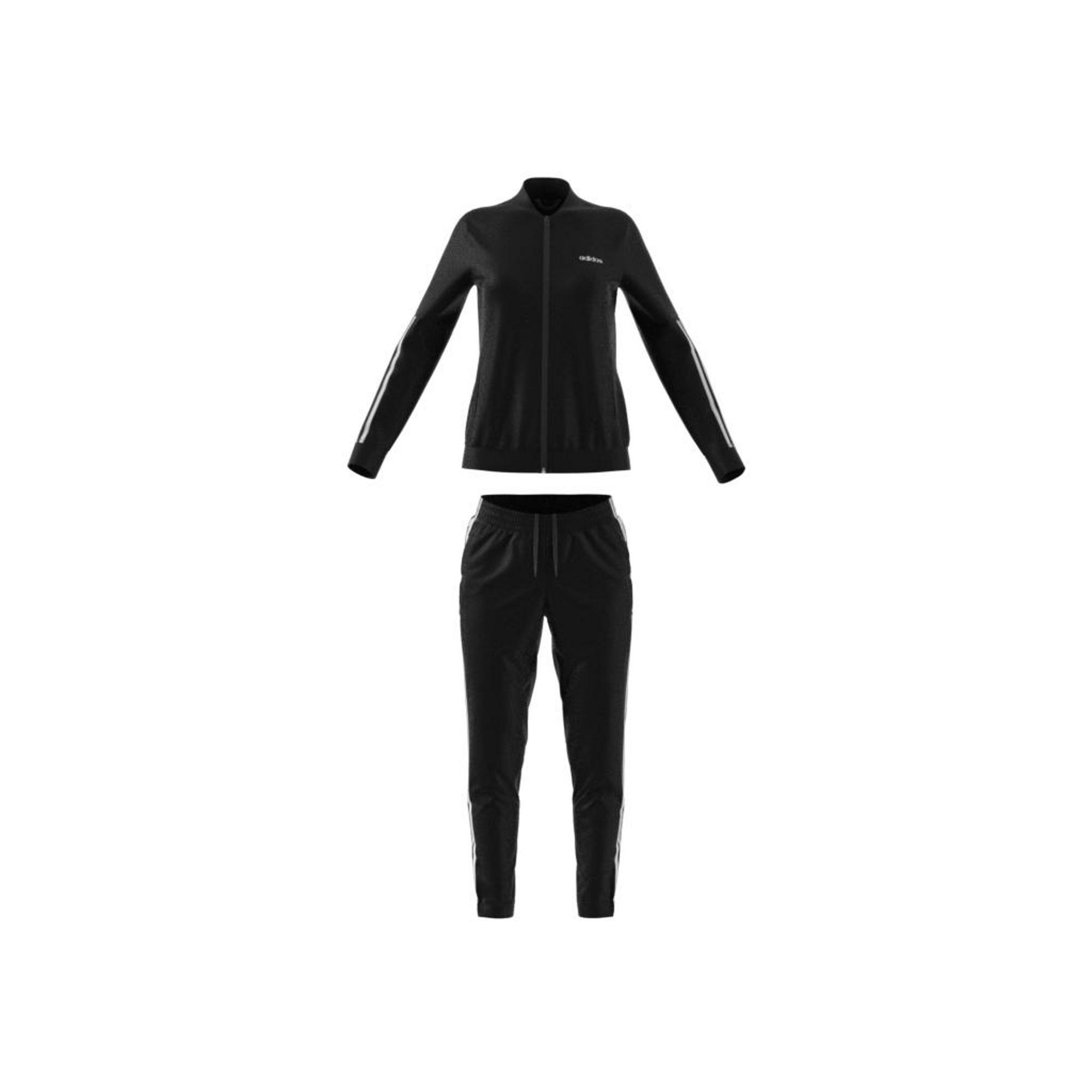 Back 2 Basics 3-Stripes Track Suit, Black, A901_ONE, large image number 11