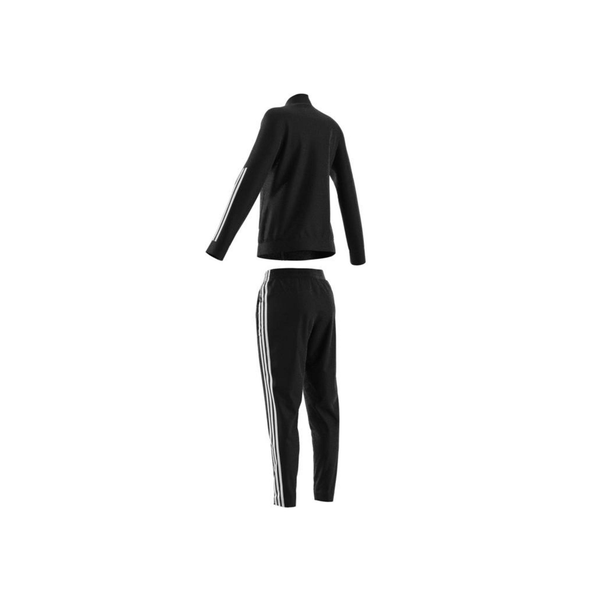 Back 2 Basics 3-Stripes Track Suit, Black, A901_ONE, large image number 12