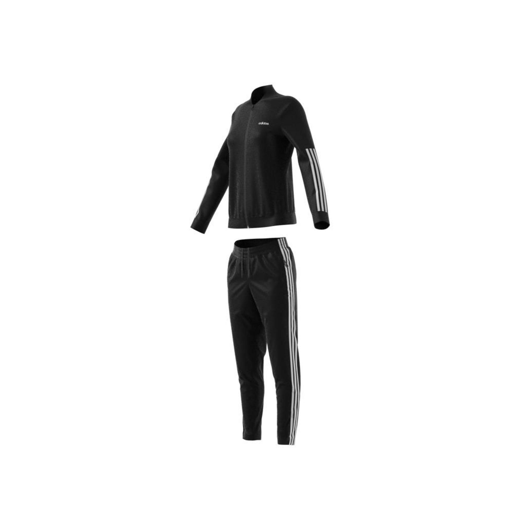 Back 2 Basics 3-Stripes Track Suit, Black, A901_ONE, large image number 14