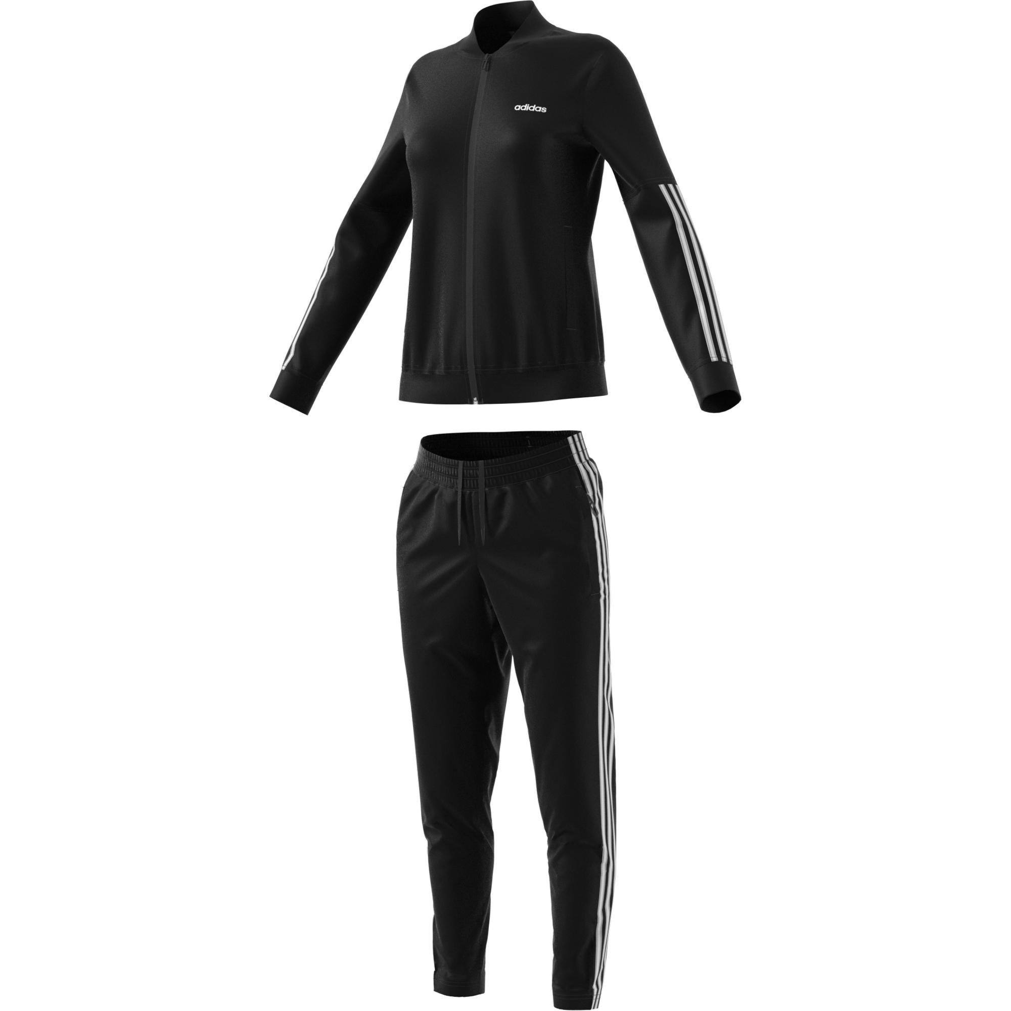 Back 2 Basics 3-Stripes Track Suit, Black, A901_ONE, large image number 15