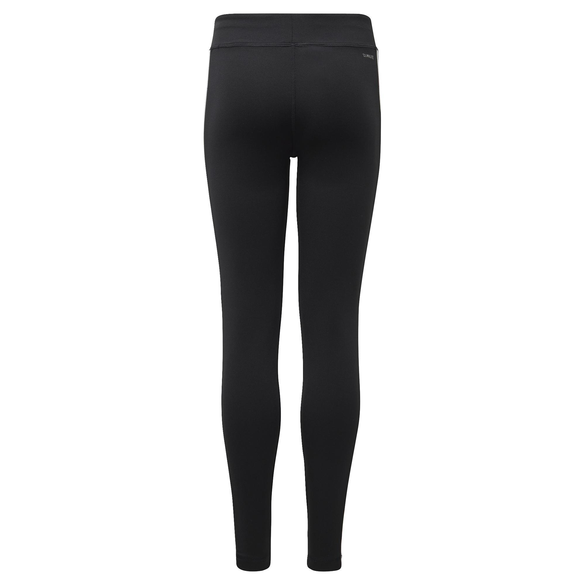 Kids Training Equipment 3-Stripes Leggings, Black, A901_ONE, large image number 4